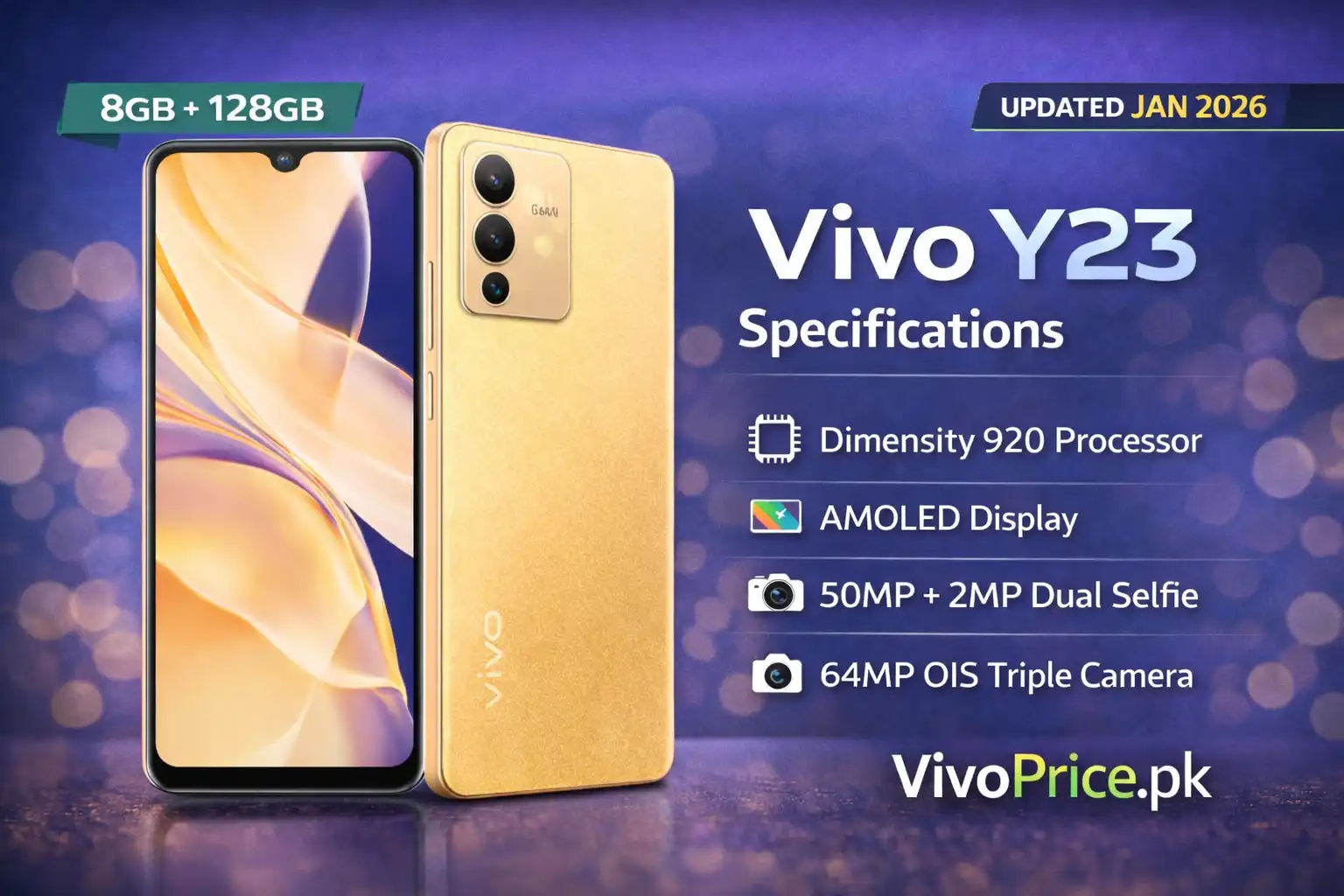 Vivo Y23 Price in Pakistan | VivoPrice.pk