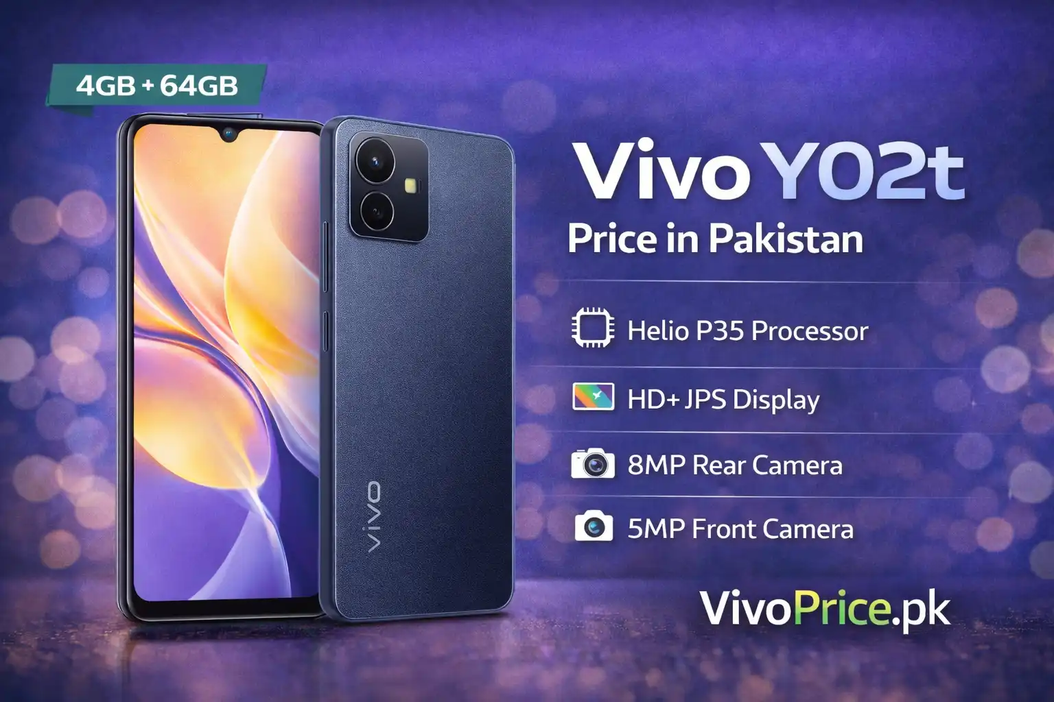 Vivo Y02t Price in Pakistan | VivoPrice.pk